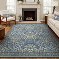 thumbnail image 1 of KUETH 8X10 Vintage Area Rugs Machine Washable Rugs for Living Room, Non Slip Flat Pile Rug with Rubber Backing, Boho Rug for Entryway Bedroom Dining Room Home Office, 1 of 3