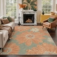 thumbnail image 1 of KUETH 8X10 Vintage Floral Area Rugs Machine Washable Rugs for Living Room, Non Slip Flat Pile Rug with Rubber Backing, Boho Rug for Entryway Bedroom Dining Room Home Office, 1 of 4