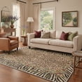 thumbnail image 1 of KUETH 8x10 Area Rugs for Living Room Non Slip Low Pile Lightweight Print Pattern, Machine Washable Indoor Rug for Bedroom Home Decor, Leopard Floral, Dusty Camel, 1 of 6