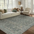 thumbnail image 1 of Kueth, Machine Washable Area Rug, Classic Blue, 1 of 10