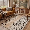 thumbnail image 1 of KUETH 8x10 Leopard Area Rugs Machine Washable Rugs for Living Room, Non Slip Flat Pile Rug with Rubber Backing, Modern Rug for Entryway Bedroom Dining Room Home Office, 1 of 4