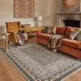 thumbnail image 1 of KUETH 8x10 Leopard Area Rugs Machine Washable Rugs for Living Room, Non Slip Flat Pile Rug with Rubber Backing, Modern Rug for Entryway Bedroom Dining Room Home Office, 1 of 4