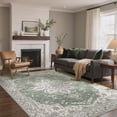 thumbnail image 1 of KUETH 8x10 Vintage Area Rugs Machine Washable Rugs for Living Room, Non Slip Flat Pile Rug with Rubber Backing, Boho Rug for Entryway Bedroom Dining Room Home Office, 1 of 9