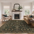thumbnail image 1 of KUETH 8x10 Vintage Floral Area Rugs Machine Washable Rugs for Living Room, Non Slip Flat Pile Rug with Rubber Backing, Boho Rug for Entryway Bedroom Dining Room Home Office, 1 of 12