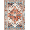 thumbnail image 1 of KUETH 9'X12' Vintage Area Rugs Machine Washable Rugs for Living Room, Non Slip Flat Pile Rug with Rubber Backing, Boho Rug for Entryway Bedroom Dining Room Home Office, 1 of 1