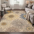 thumbnail image 1 of KUETH 9'X12' Vintage Floral Area Rugs Machine Washable Rugs for Living Room, Non Slip Flat Pile Rug with Rubber Backing, Boho Rug for Entryway Bedroom Dining Room Home Office, 1 of 3