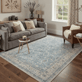thumbnail image 1 of KUETH 9X12 Vintage Area Rugs Machine Washable Rugs for Living Room, Non Slip Flat Pile Rug with Rubber Backing, Boho Rug for Entryway Bedroom Dining Room Home Office, 1 of 3