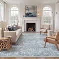 thumbnail image 1 of KUETH 9X12 Vintage Area Rugs Machine Washable Rugs for Living Room, Non Slip Flat Pile Rug with Rubber Backing, Persian Rug for Entryway Bedroom Dining Room Home Office, 1 of 6
