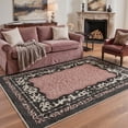 thumbnail image 1 of KUETH 9x12 Leopard Area Rugs Machine Washable Rugs for Living Room, Non Slip Flat Pile Rug with Rubber Backing, Modern Rug for Entryway Bedroom Dining Room Home Office, 1 of 4