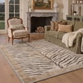 thumbnail image 1 of KUETH 9x12 Zebra Area Rugs Machine Washable Rugs for Living Room, Non Slip Flat Pile Rug with Rubber Backing, Modern Rug for Entryway Bedroom Dining Room Home Office, 1 of 4