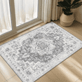 thumbnail image 1 of KUETH Area Rug Non Slip 2'x3' Doormat Low Pile Machine Washable Vintage Rugs, Small Chenille Entryway Mat for Entrance, Hallway, Kitchen and Bathroom, 1 of 8