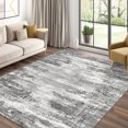 thumbnail image 2 of Rugshop Rio Modern Abstract Area Rug - 8x10 Feet, Blue & Yellow, Stain Resistant, For Living Room, Kitchen, Bedroom 2 of 3