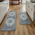 thumbnail image 1 of KUETH Kitchen Mats for Floor, Kitchen Rug with Anti Fatigue, Non Slip Washable Kitchen Rug, Set of 2 Kitchen Mat 17"x47"+17"x30", Runner Rug with Waterproof for Bathroon and Bedroom, 1 of 8