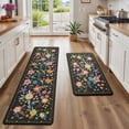 thumbnail image 1 of KUETH Kitchen Mats for Floor, Kitchen Rug with Anti Fatigue, Non Slip Washable Kitchen Rug, Set of 2 Kitchen Mat 17"x59"+17"x30", Runner Rug with Waterproof for Bathroon and Bedroom, 1 of 8