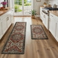 thumbnail image 1 of KUETH Kitchen Mats for Floor, Kitchen Rug with Anti Fatigue, Non Slip Washable Kitchen Rug, Set of 2 Kitchen Mat 17"x59"+17"x30", Runner Rug with Waterproof for Bathroon and Bedroom, 1 of 8