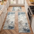 thumbnail image 1 of KUETH Kitchen Mats for Floor,Sets of 3 Non Slip Washable Abstract Kitchen Rugs 20"x32"+20"x48"+20"x59", Kitchen Runner Rug with Waterproof for Hallway, Laundry, Bathroon and Bedroom, 1 of 8