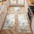 thumbnail image 1 of KUETH Kitchen Mats for Floor,Sets of 3 Non Slip Washable Abstract Kitchen Rugs 20"x32"+20"x48"+20"x59", Kitchen Runner Rug with Waterproof for Hallway, Laundry, Bathroon and Bedroom, 1 of 8