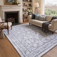 thumbnail image 1 of KUETH Modern 3x5 Area Rugs for Living Room, Non Slip Machine Washable Retro Rugs, Low Pile Chenille Print Rug for Bedroom, Dining Room, Home Office, 1 of 8