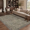 thumbnail image 1 of KUETH Modern 3x5 Area Rugs for Living Room, Non Slip Machine Washable Retro Rugs, Low Pile Chenille Print Rug for Bedroom, Dining Room, Home Office, 1 of 10