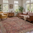 thumbnail image 1 of KUETH Modern 5x7 Area Rugs for Living Room, Non Slip Machine Washable Retro Rugs, Low Pile Chenille Print Rug for Bedroom, Dining Room, Home Office, 1 of 5