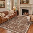thumbnail image 1 of KUETH Modern 5x7 Area Rugs for Living Room, Non Slip Machine Washable Retro Rugs, Low Pile Chenille Print Rug for Bedroom, Dining Room, Home Office, 1 of 4