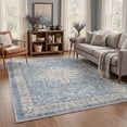 thumbnail image 1 of KUETH Modern 5x7 Area Rugs for Living Room, Non Slip Machine Washable Retro Rugs, Low Pile Chenille Print Rug for Bedroom, Dining Room, Home Office, 1 of 6