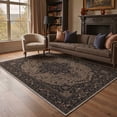 thumbnail image 1 of KUETH Modern 8x10 Area Rugs for Living Room, Non Slip Machine Washable Retro Rugs, Low Pile Chenille Print Rug for Bedroom, Dining Room, Home Office, 1 of 9