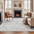thumbnail image 1 of KUETH Modern 8x10 Area Rugs for Living Room, Non Slip Machine Washable Retro Rugs, Low Pile Chenille Print Rug for Bedroom, Dining Room, Home Office, 1 of 4