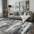 thumbnail image 1 of KUETH Modern Abstract Area Rugs 5x7 for Living Room Bedroom Stain Resistant Machine Washable Large Black Rug Soft Throw Rugs, Low-Pile Floor Carpet with Non Slip Backing for Dining Room, 1 of 8