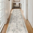 thumbnail image 1 of KUETH Modern Area Rug 2x10 Non Slip Hallway Runner Rug, Low Pile Machine Washable Rugs for Entryway, Hallway, Kitchen and Corridor, Light Taupe Brown, 1 of 8