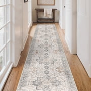 KUETH Modern Area Rug 2x10 Non Slip Hallway Runner Rug, Low Pile Machine Washable Rugs for Entryway, Hallway, Kitchen an