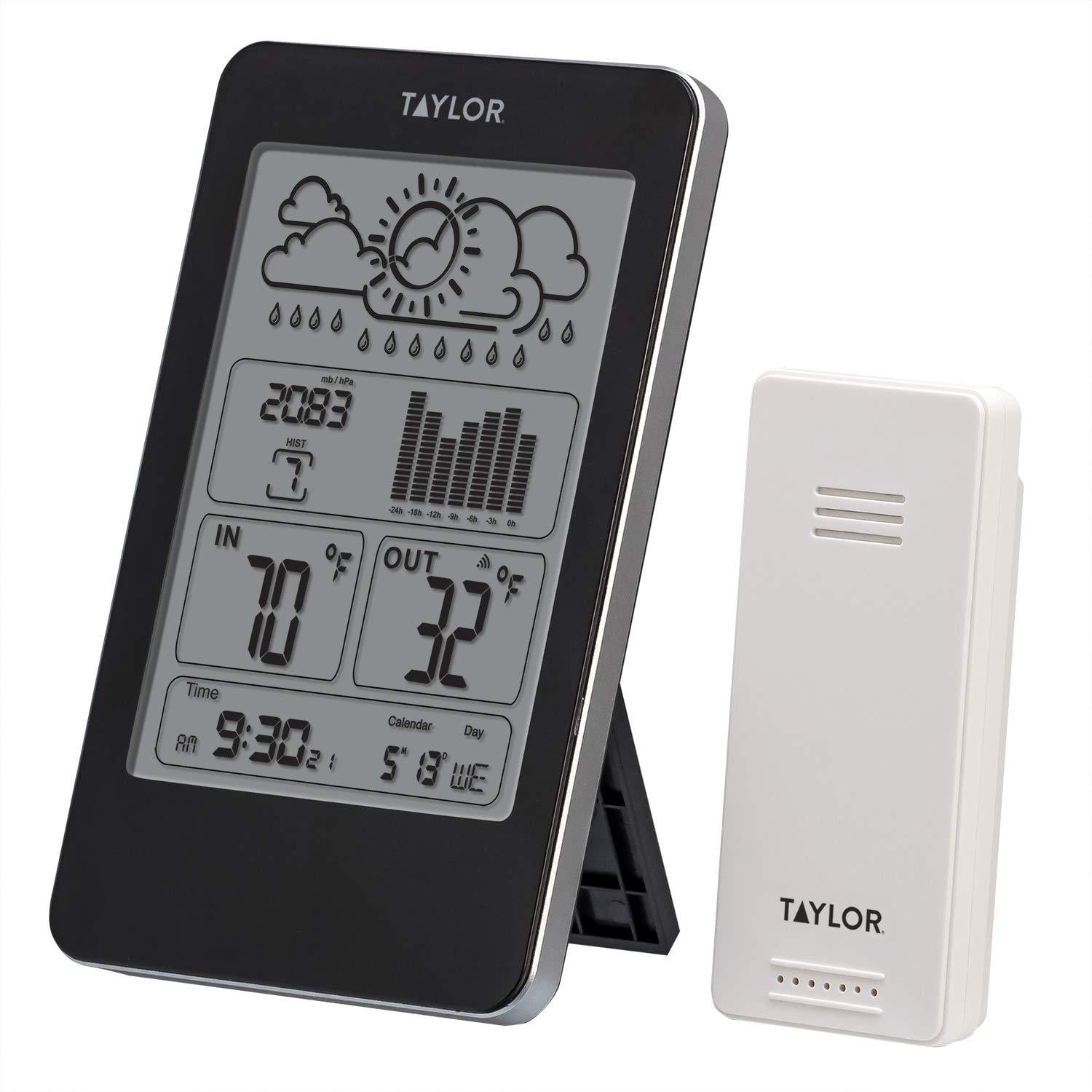 Taylor Wireless Indoor Outdoor Thermometer with Barometer