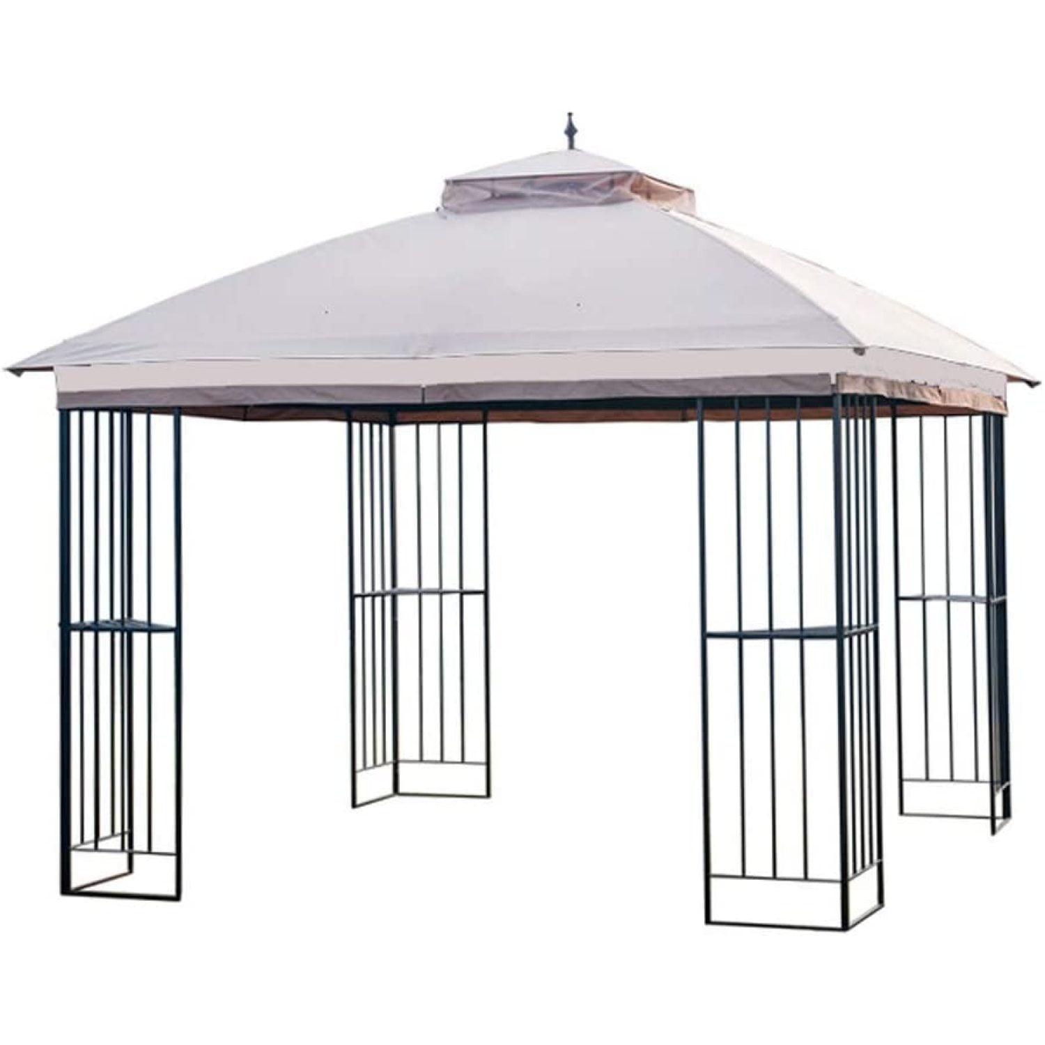 Beige Whisper 10' x 10' Two-Tiered Replacement Canopy