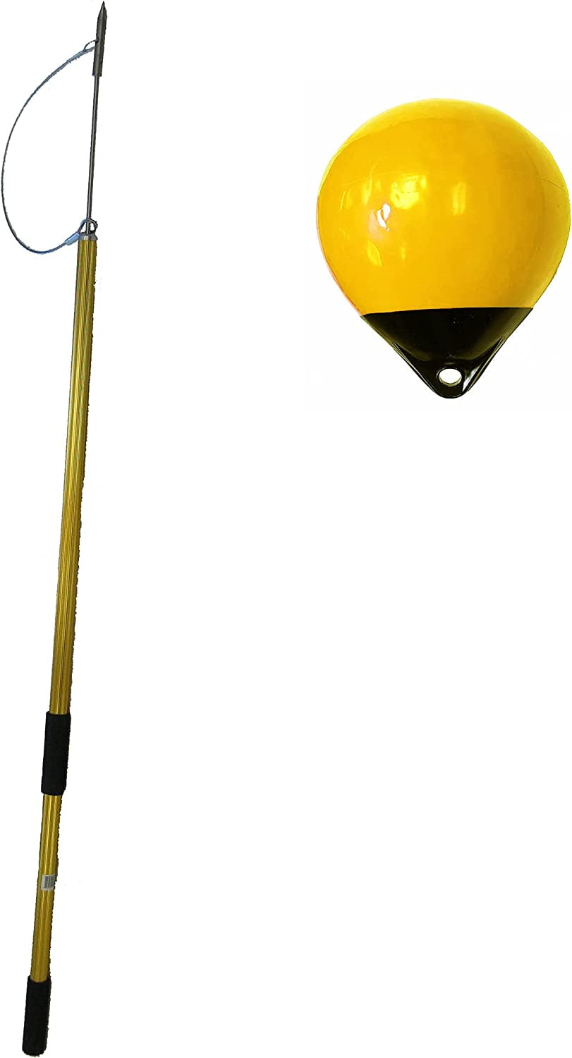 KUFA Sports アルミ製フローティングハープーン&アクセサリー (ロープ付きハープーン 15インチブイ&エクストラヘッド) KUFA Sports アルミ製フローティングハープーン\u0026アクセサリー (ロープ