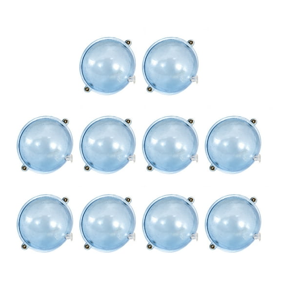 KUFptva 10Pcs Fishing Float Clear Round Balls Hollow Bubble Surfaces Floats Water Ball Bubble Floats Tackle Easy to Use