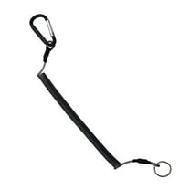 KUFptva 3pcs Retractable Lanyard Fishing Tackle Spring Fishing Lanyard with Metal Clip for Pliers Boating Fly Fishing