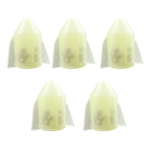 KUFptva 5 Pack Multifunctional Fishing Attractor for Fishing Outdoor Fishing Line Rattles Fishing Attractor with Ringing Beads
