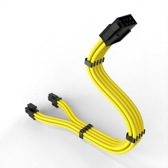 KUFptva ATX12V CPU Power Cable Extension Sleeved Power Cable 8Pin CPU Power Extension Cable for Enhances Compatibility 300mm