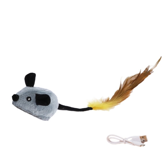 KUFptva Automatic Cats Mouse Toy Electric Mice Cats Hunting Toy Interaction Pet Teaser Boredom Cats Chasing Indoor Exercise Toy