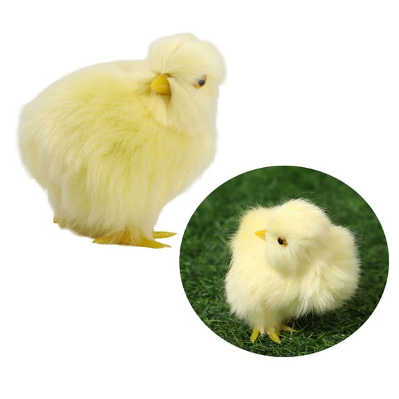 KUFptva Cartoon Plush Chicken Easter Festival Home Decors Interaction Easter for Kids Realistic Chicken Stuffed Toy