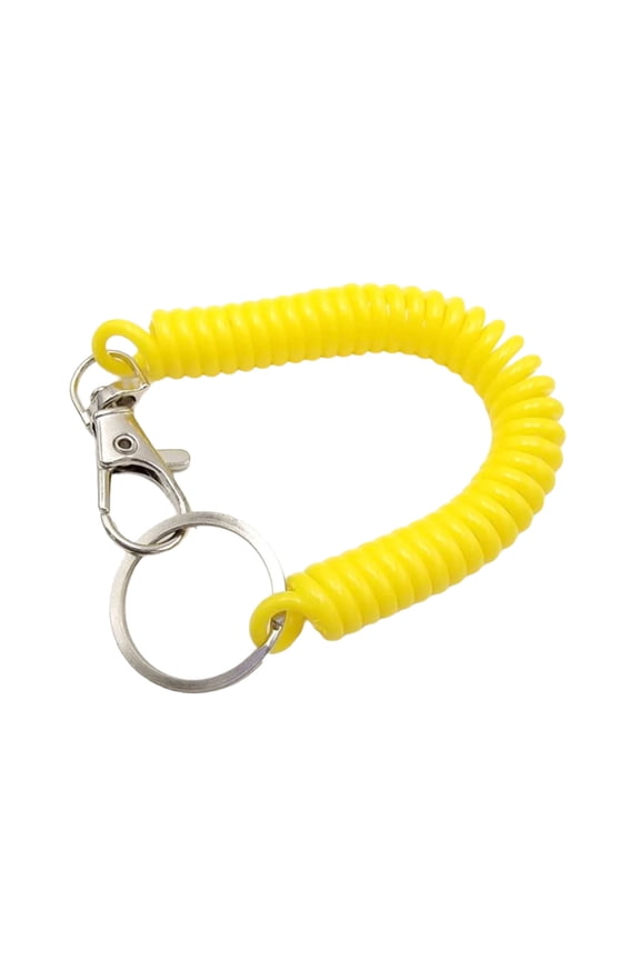 Coil Spring Keychain with Stretchable Designs Portable Coil Key Accessories for Easy Carrying and Key