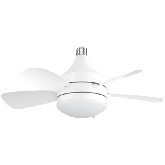 KUFptva Energy Efficient LED Fan Light With Customizable Brightness & Speed Setting Suitable For Indoor Bedroom Living Room Use