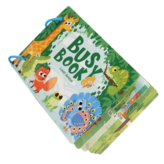 KUFptva Farm Themed Quiet Sticker Book for Preschoolers Encourages Hands on Learning of Letter and Recognition