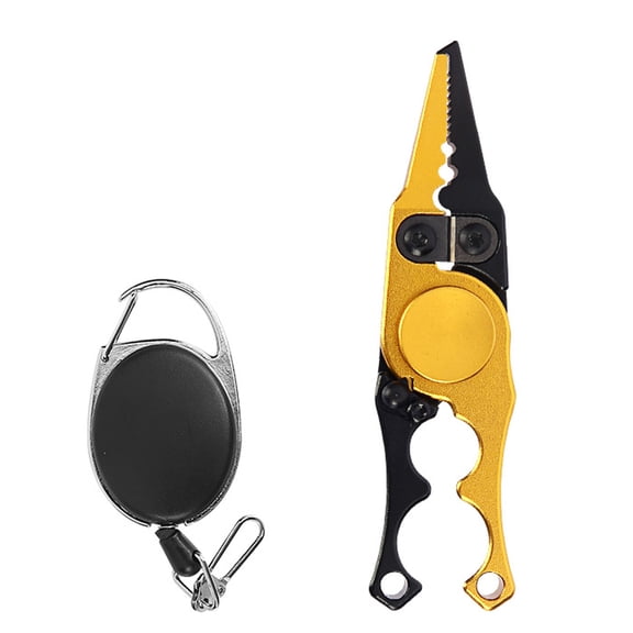 KUFptva Fish Grip Grabber Keeper Fishing Lip Fishes Plier Multifunctional Fishing Line Cutter Fish Mouth Clamp Fish Hook Remover