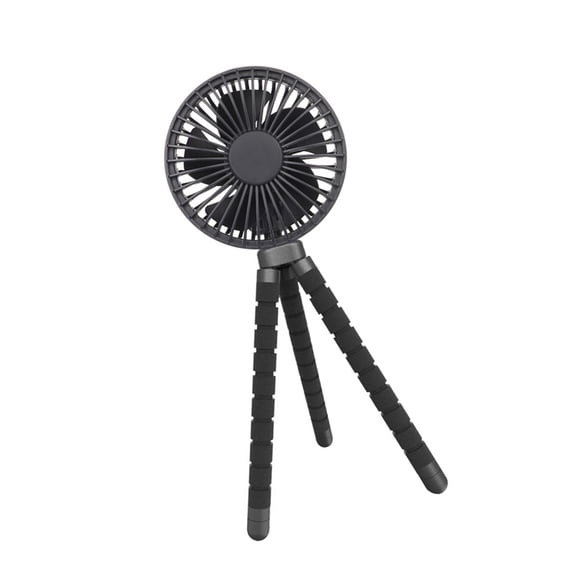 KUFptva Flexible Octopuses Clamp Fan Rechargeable Portable Cooling Fan Baby Strollers Fan 3 Speeds for Baby Carriages Outdoor