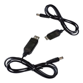KUFptva Functional USB to DC5521 Step Up Converters Cable 5V to 9V/12V Power Supply Cable for DIY Projects Networking Devices