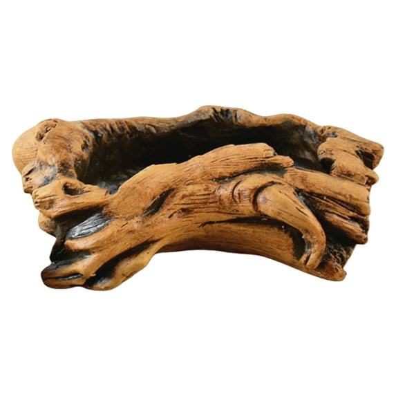 KUFptva Garden Vintage Wood Look Flower Pots Imitation Planter Enhancing Plant Beauty for Succulents Enhancing Natural Aesthetic
