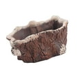 thumbnail image 1 of KUFptva Handmade Cement Pots Unique Tree Root Shaped Plant Container Decorative Planter for Home Office Table, 1 of 7