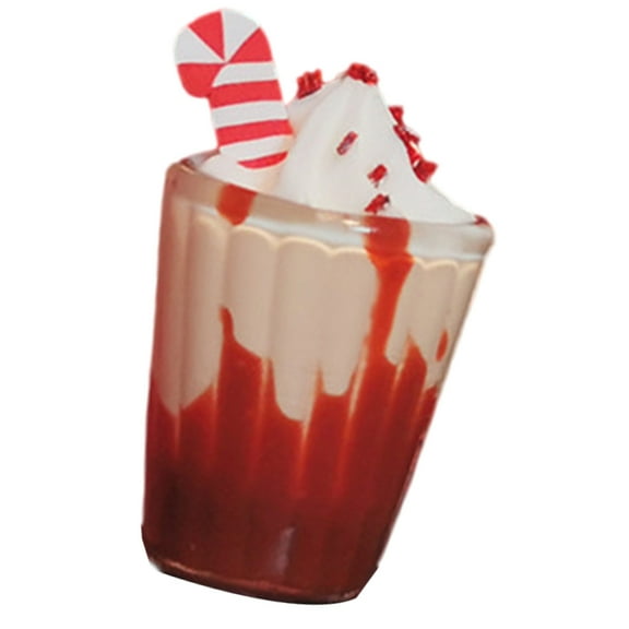 KUFptva Handmade Sturdy Resin Coffee Latte Art Miniature Dollhouses Accessories Portable for Collector and Gifts Giving