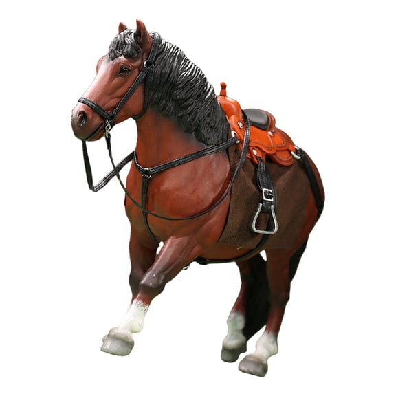 KUFptva High Detailed 1/12 Miniature Pack Horse Model Figurine Bathorse Figure For Museums And Theme Scene Displaying
